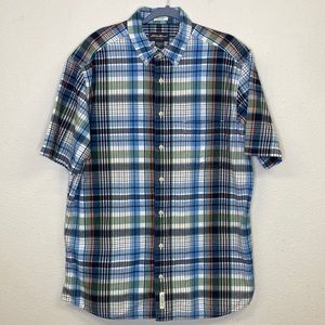 Eddie Bauer Button Down Shirt Men's Tall Large